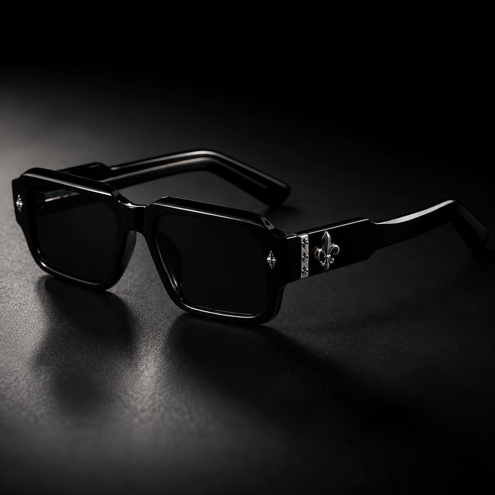 Fleur Crest Square Sunglasses