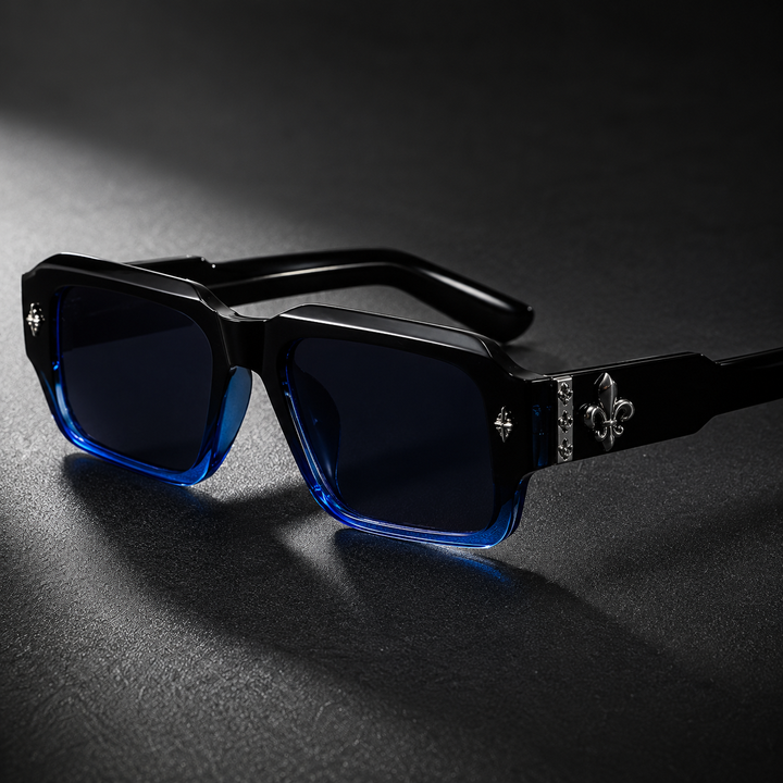 Fleur Crest Square Sunglasses
