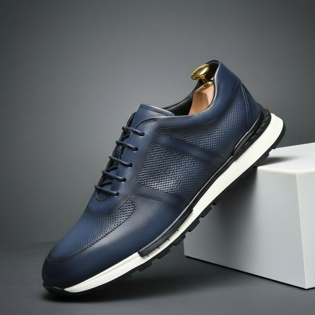 Firenze Woven Leather Sneakers