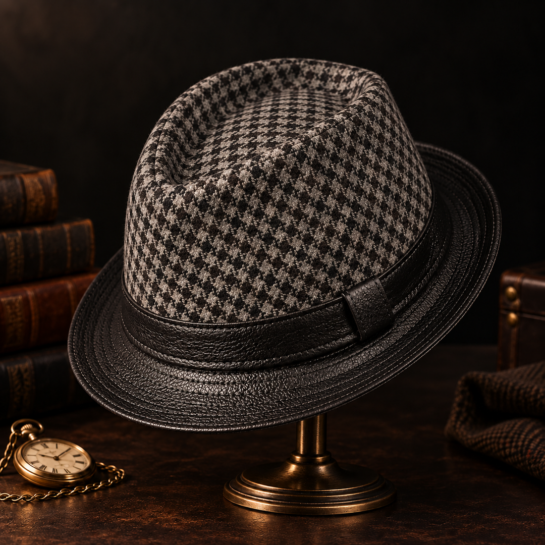 Foundry Houndstooth Fedora