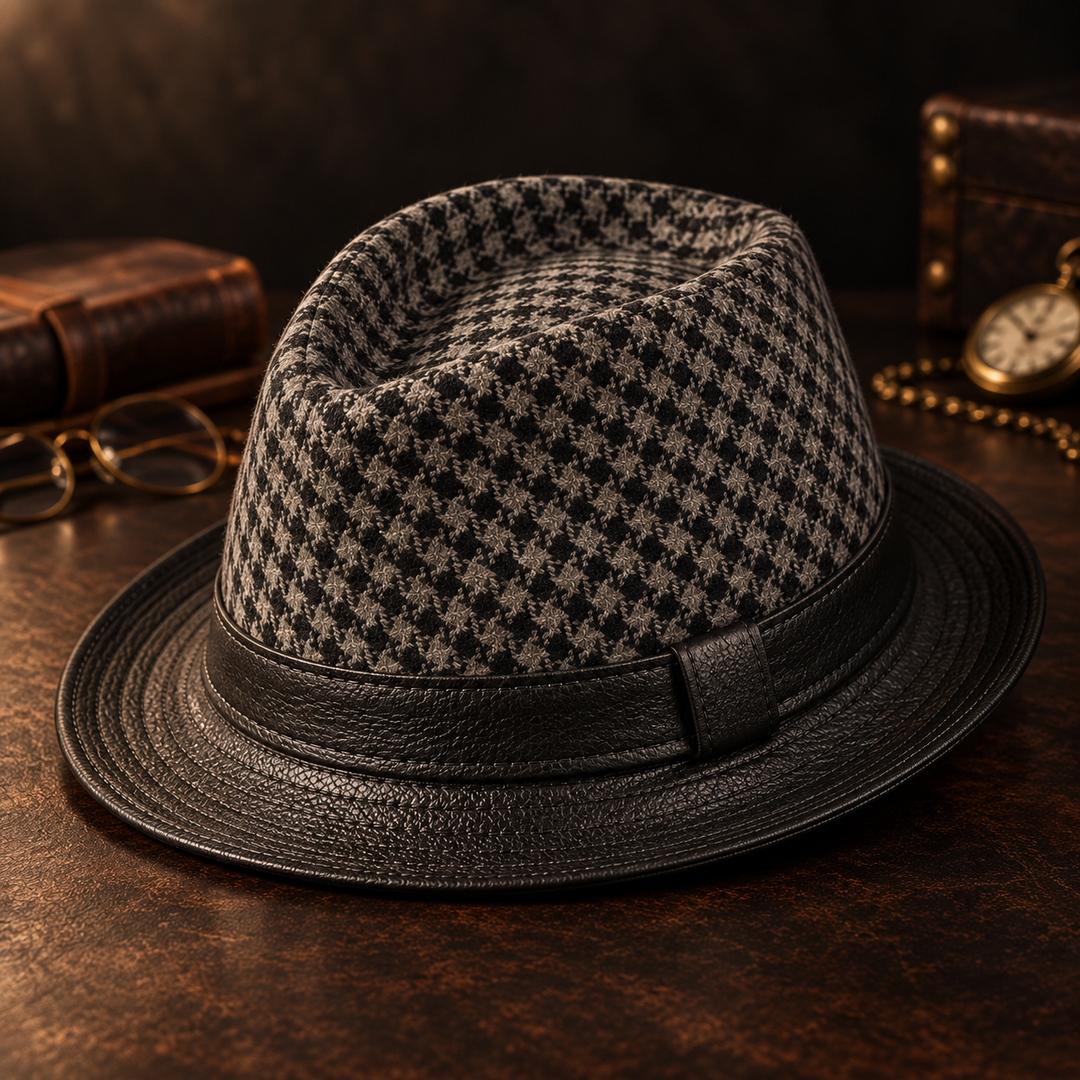 Foundry Houndstooth Fedora