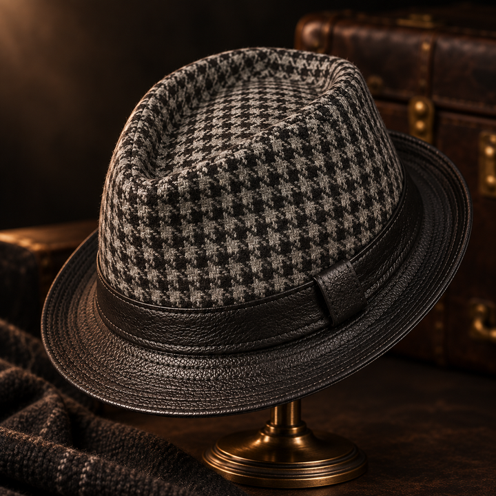 Foundry Houndstooth Fedora