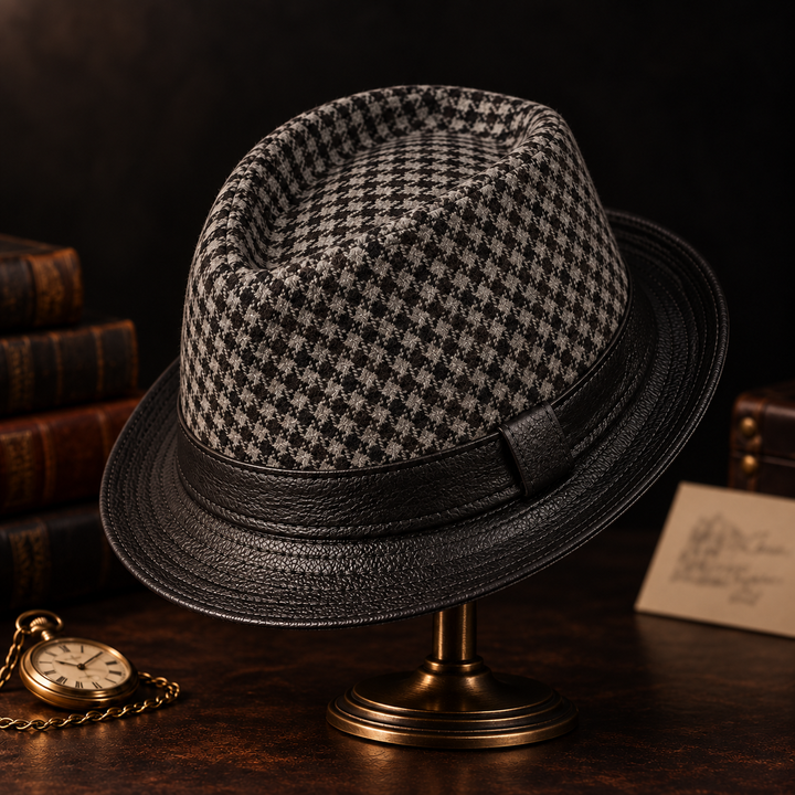 Foundry Houndstooth Fedora