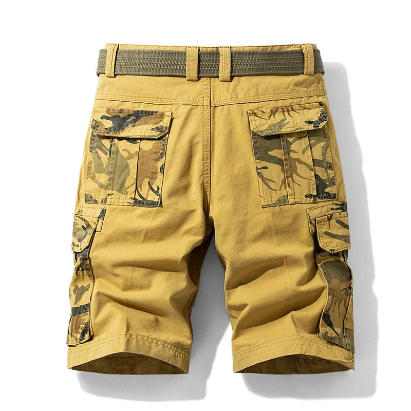 Pattuglia Camo-Trim Cargo Shorts
