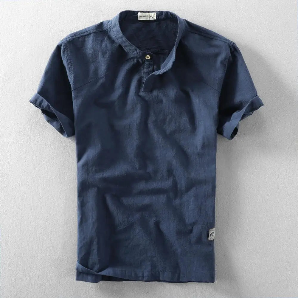 Portofino Linen Henley