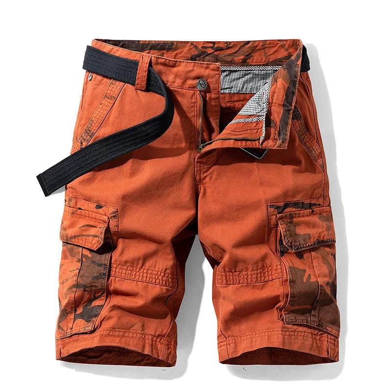 Pattuglia Camo-Trim Cargo Shorts
