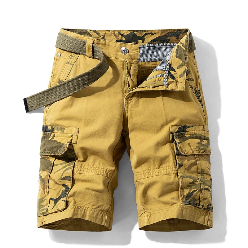 Pattuglia Camo-Trim Cargo Shorts