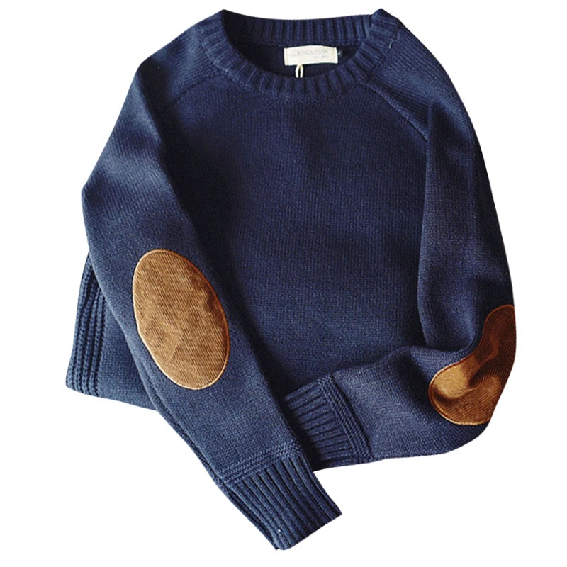 Gomito Elbow-Patch Knit Sweater
