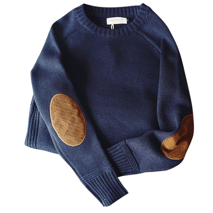 Gomito Elbow-Patch Knit Sweater