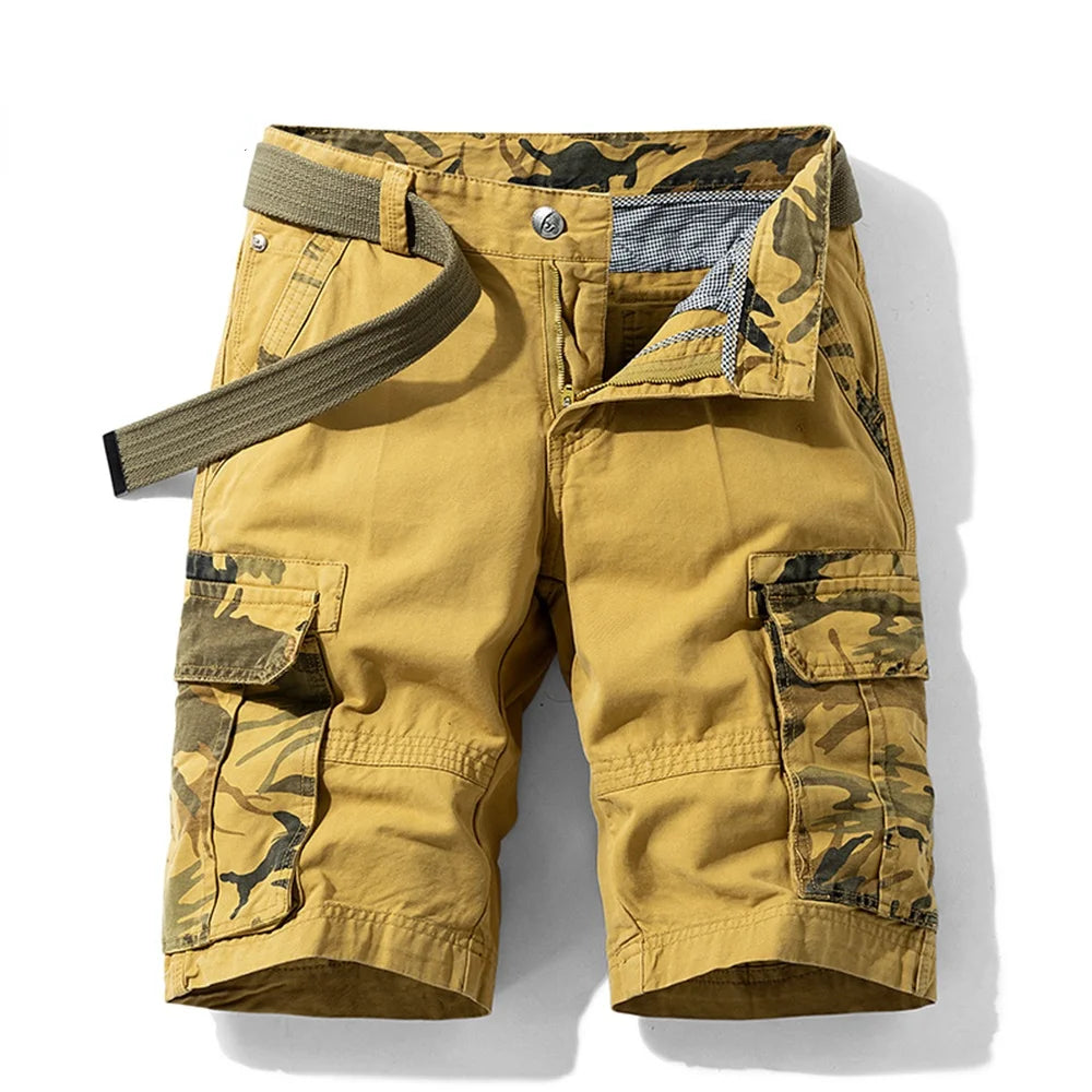 Pattuglia Camo-Trim Cargo Shorts