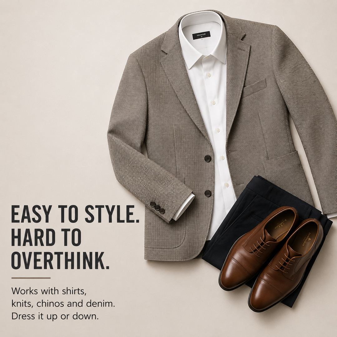 Caldwell Houndstooth Blazer