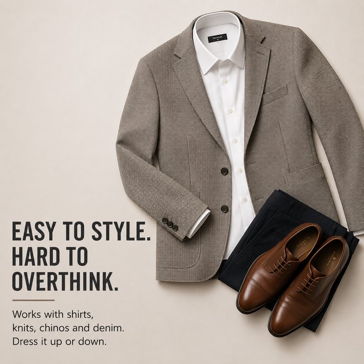 Caldwell Houndstooth Blazer