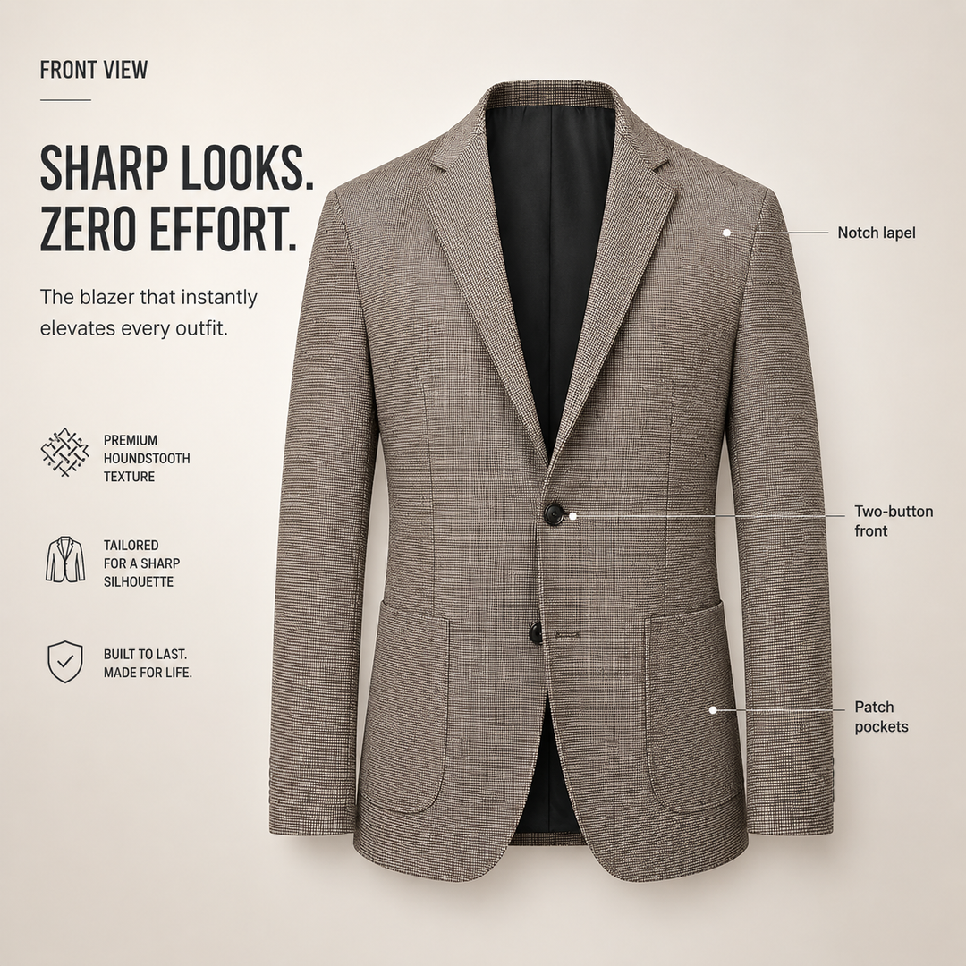 Caldwell Houndstooth Blazer