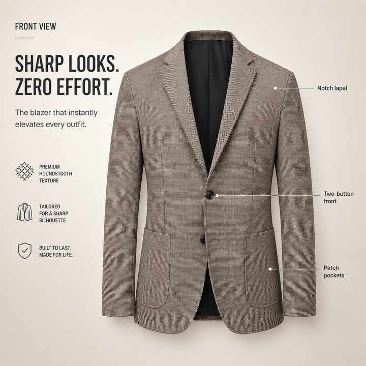 Caldwell Houndstooth Blazer