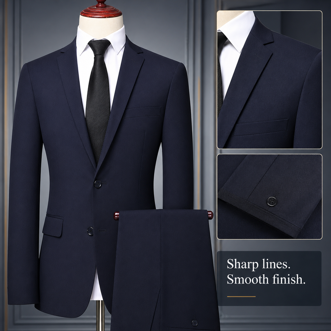 Halston Notch Lapel Suit