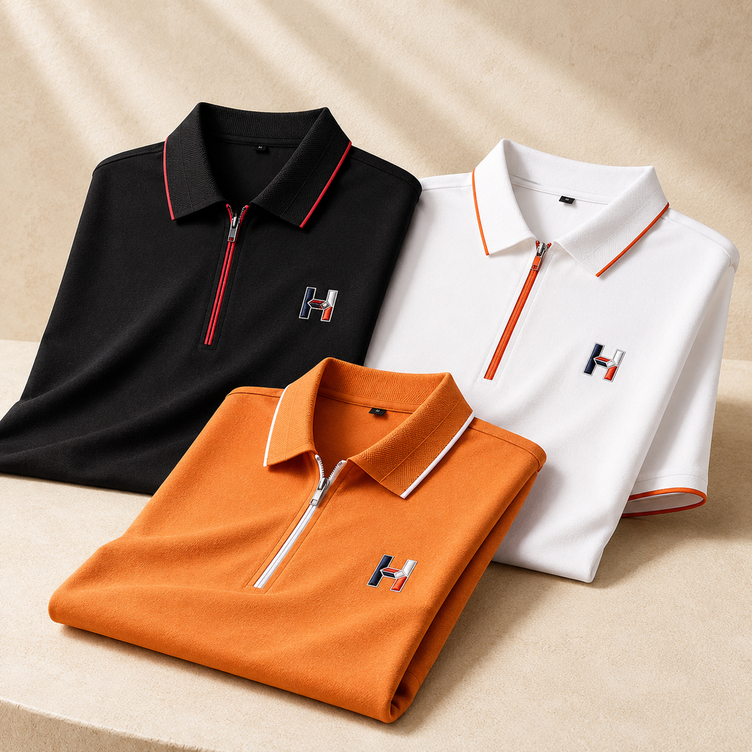 Halsted Zip Polo