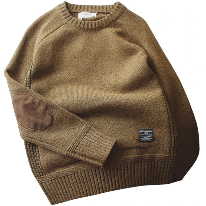 Gomito Elbow-Patch Knit Sweater