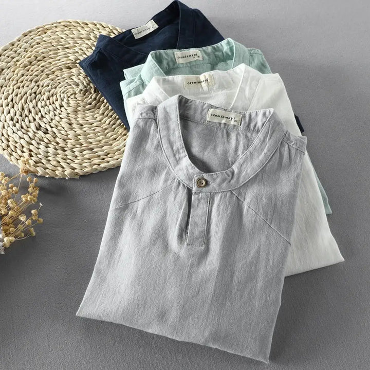 Portofino Linen Henley