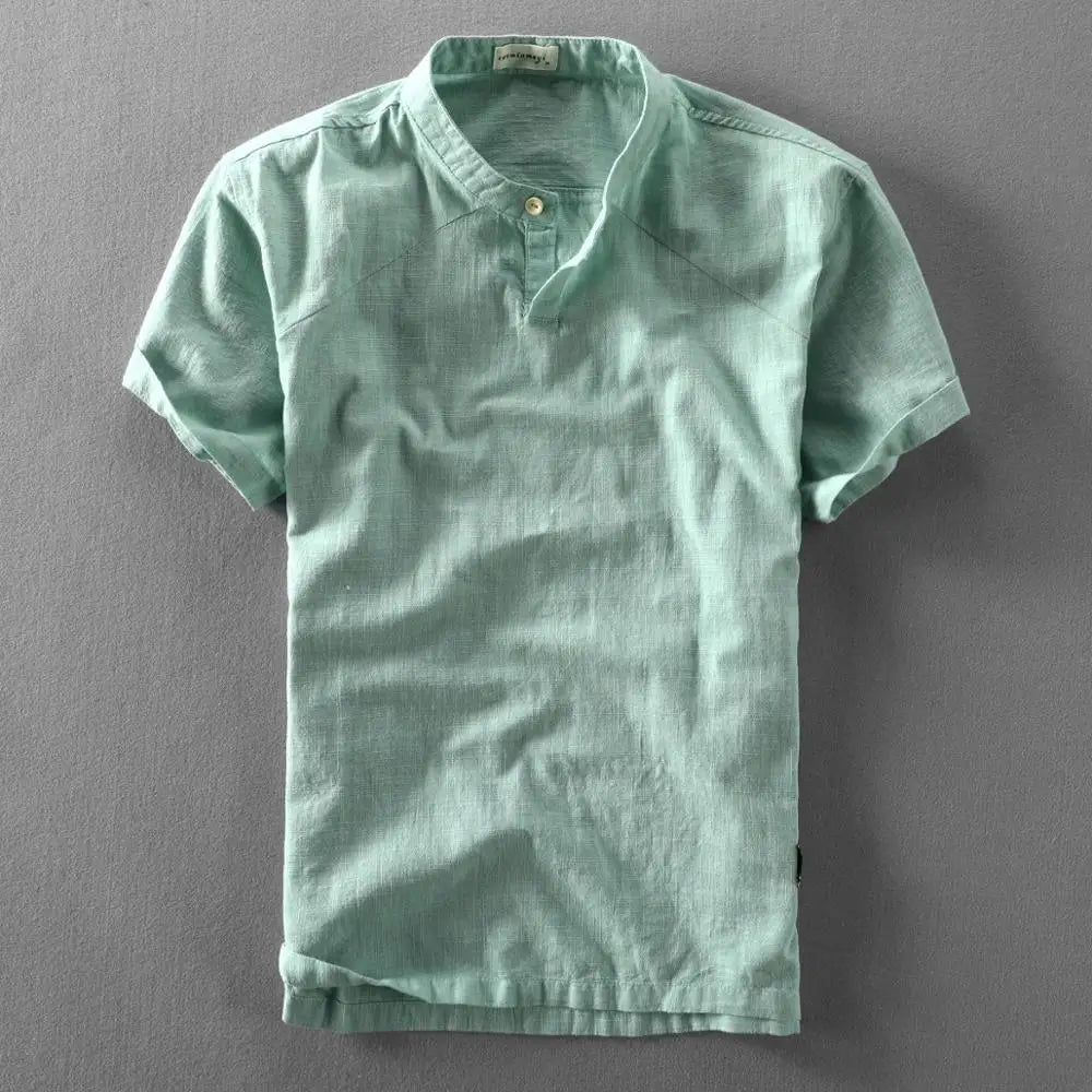 Portofino Linen Henley
