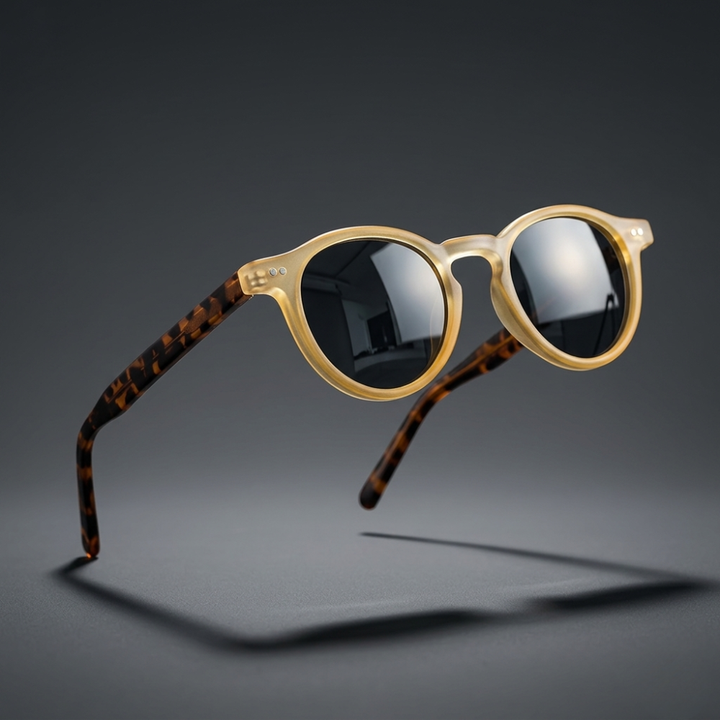 Carrello Round Tortoise Sunglasses