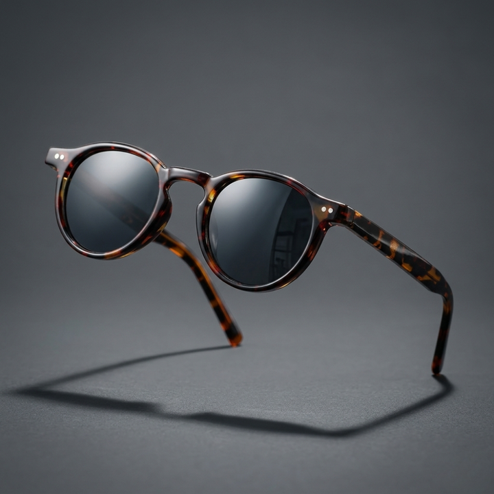 Carrello Round Tortoise Sunglasses