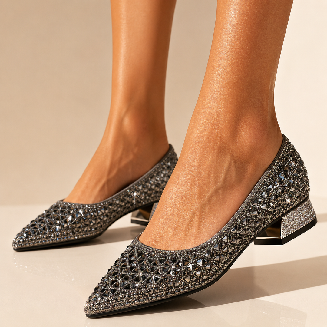 Nebula Crystal Ballet Flats