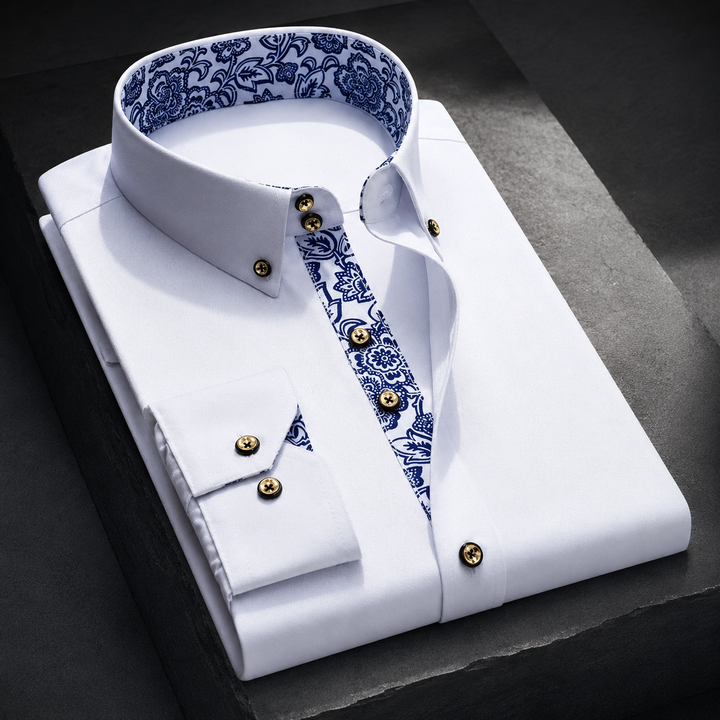 Porcellana Blue Willow Dress Shirt
