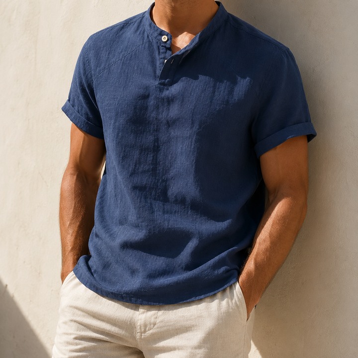 Portofino Linen Henley