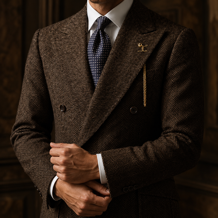 Prescott Herringbone Blazer