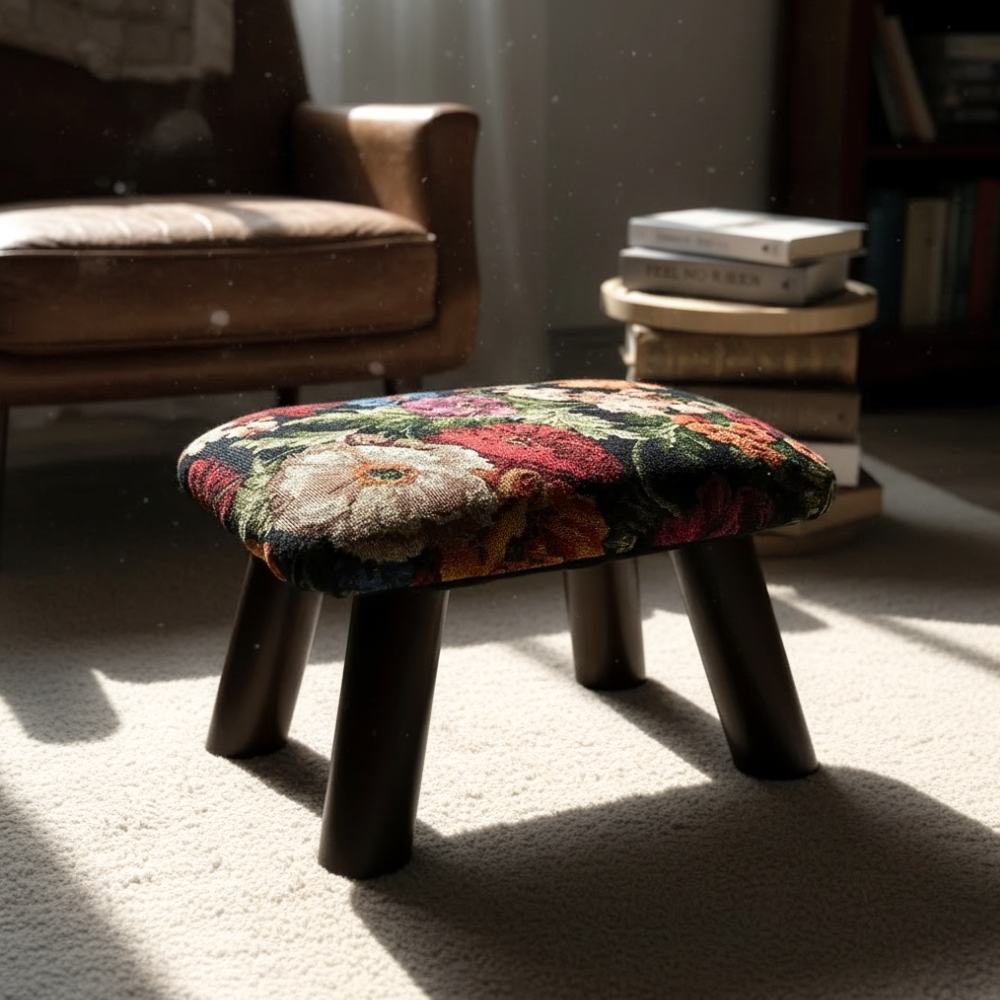 Rosalie Tapestry Footstool