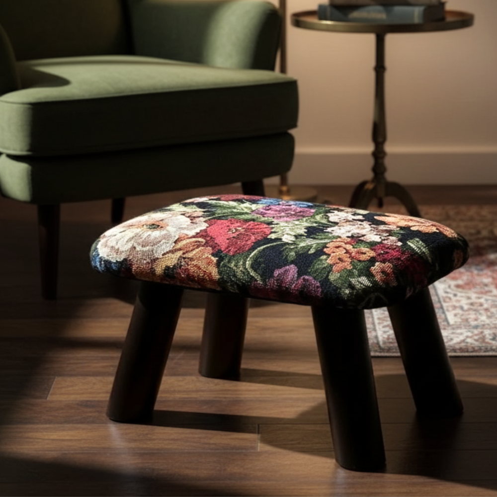Rosalie Tapestry Footstool