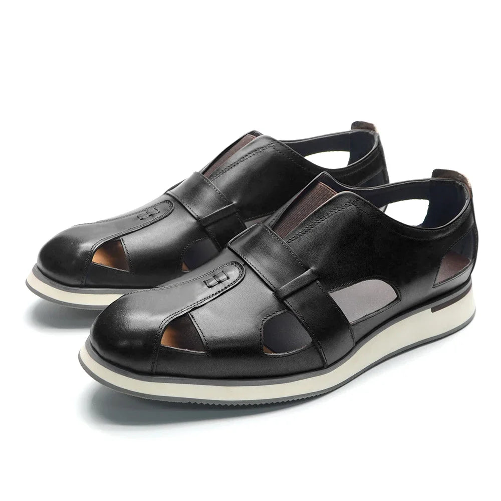 Marcello Fisherman Leather Sandals