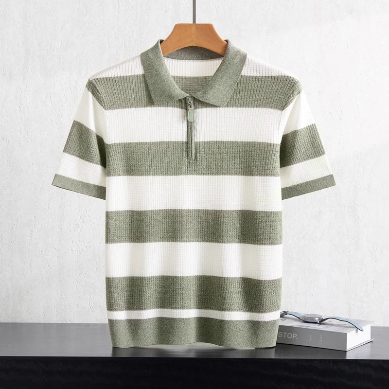 Lennox Stripe Polo