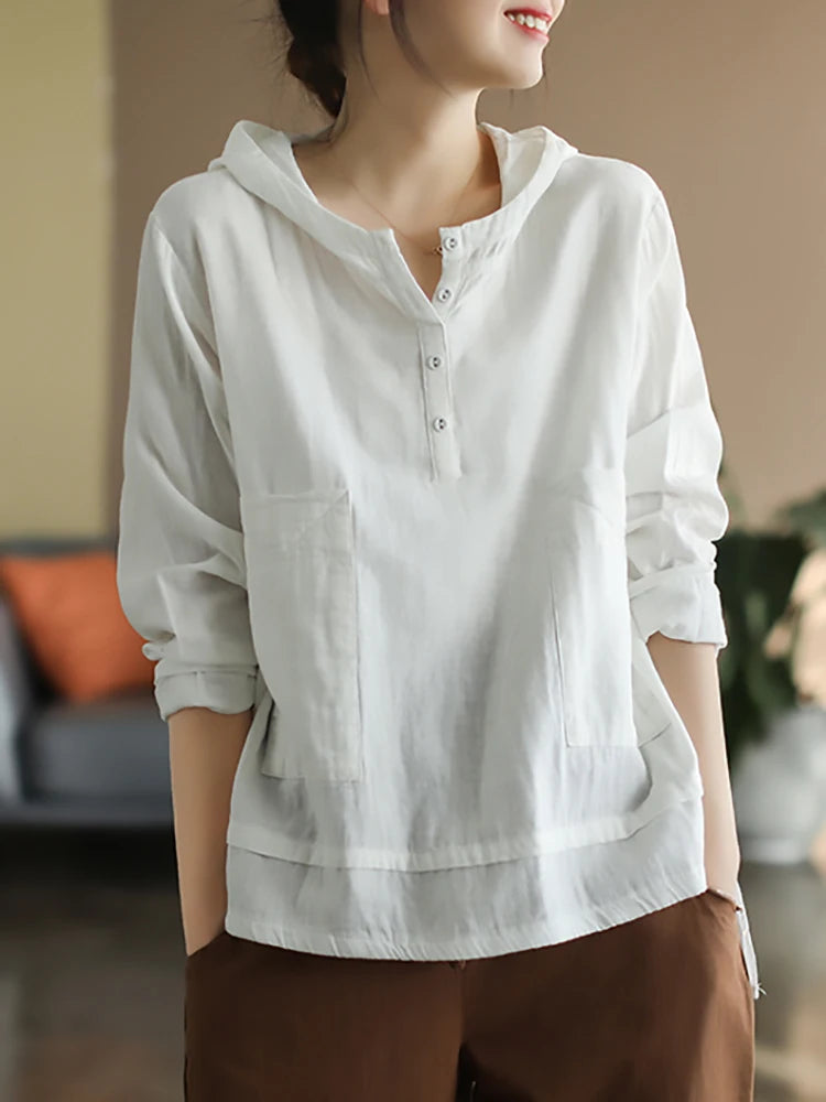 Haven Cotton Linen Hoodie