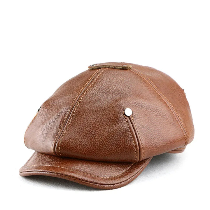 Caldwell Full Grain Leather Cap