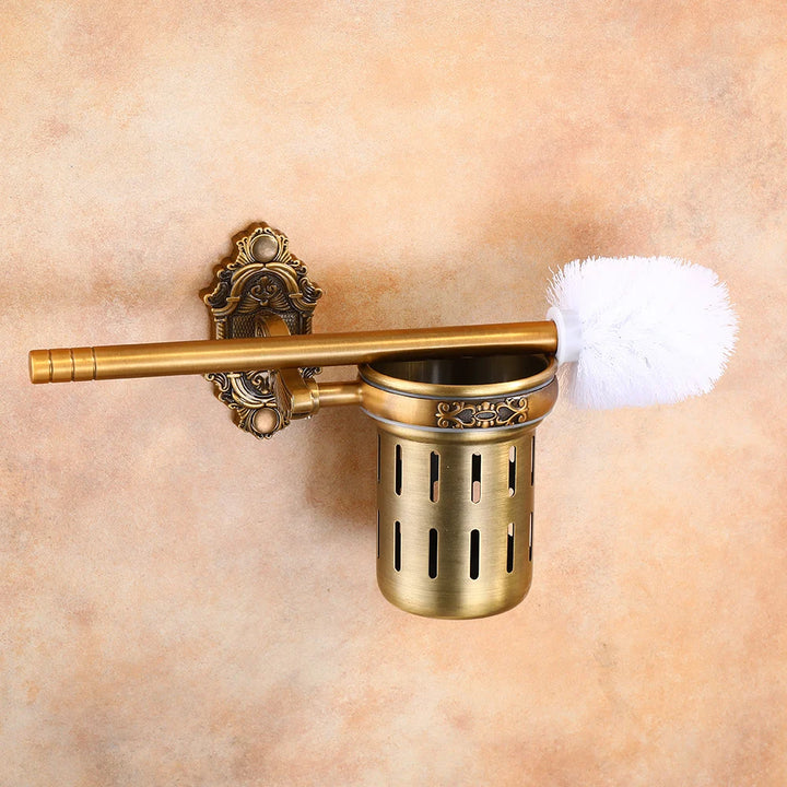 Regency Carved Toilet Brush Holder