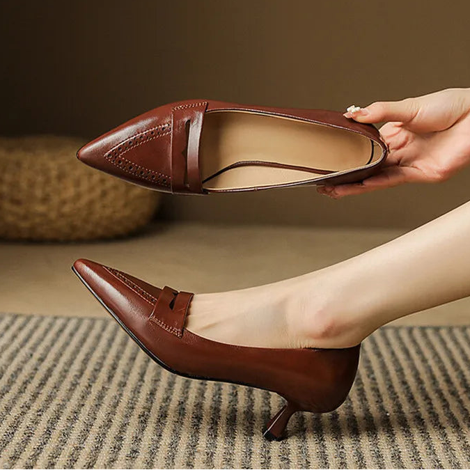 Loxley Penny Leather Pumps