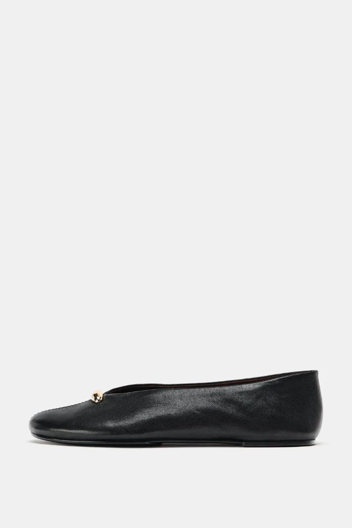 Delara Leather Flats