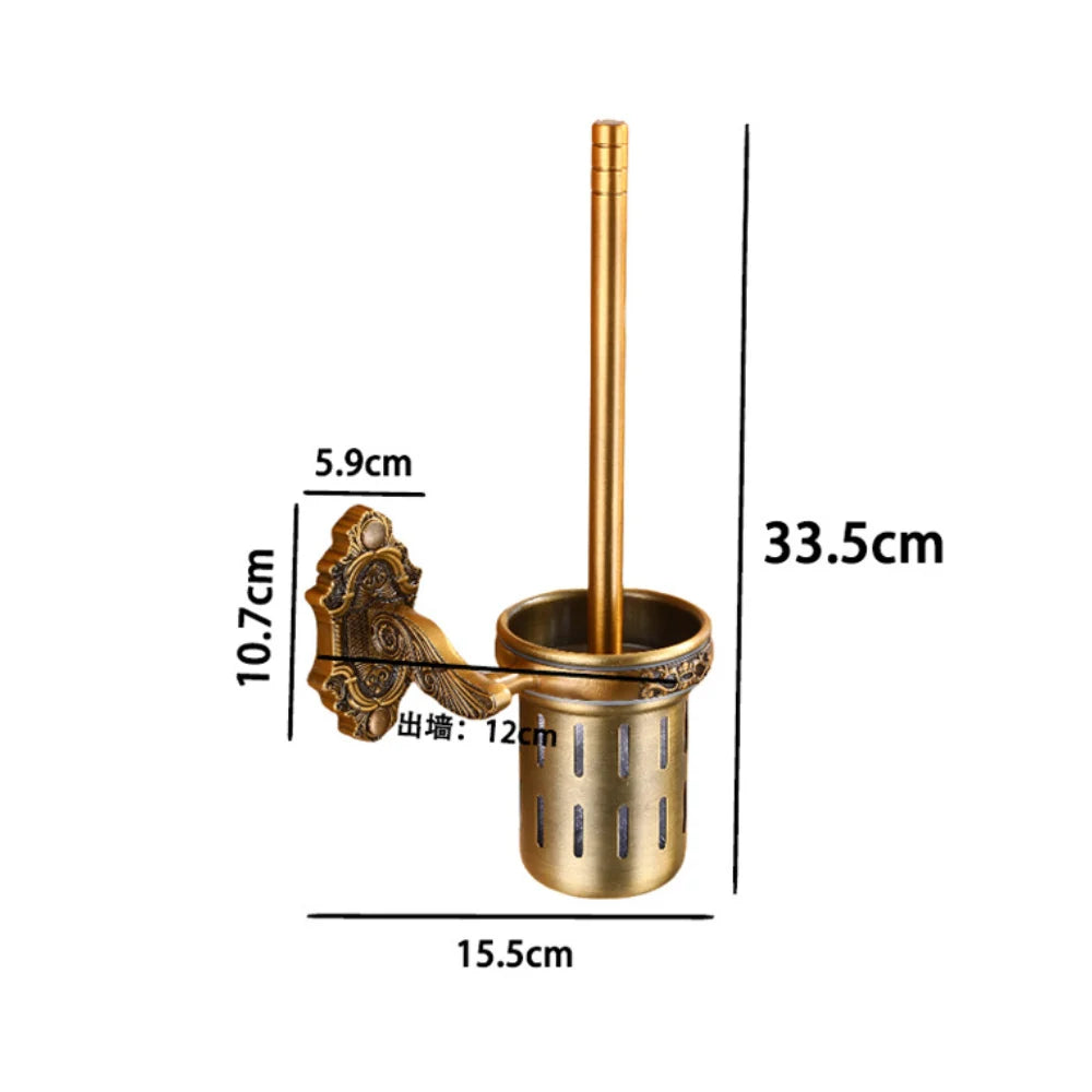 Regency Carved Toilet Brush Holder