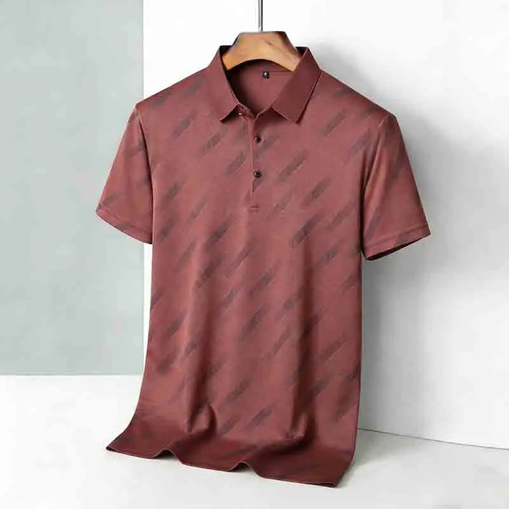 Obliqua Diagonal Stripe Polo