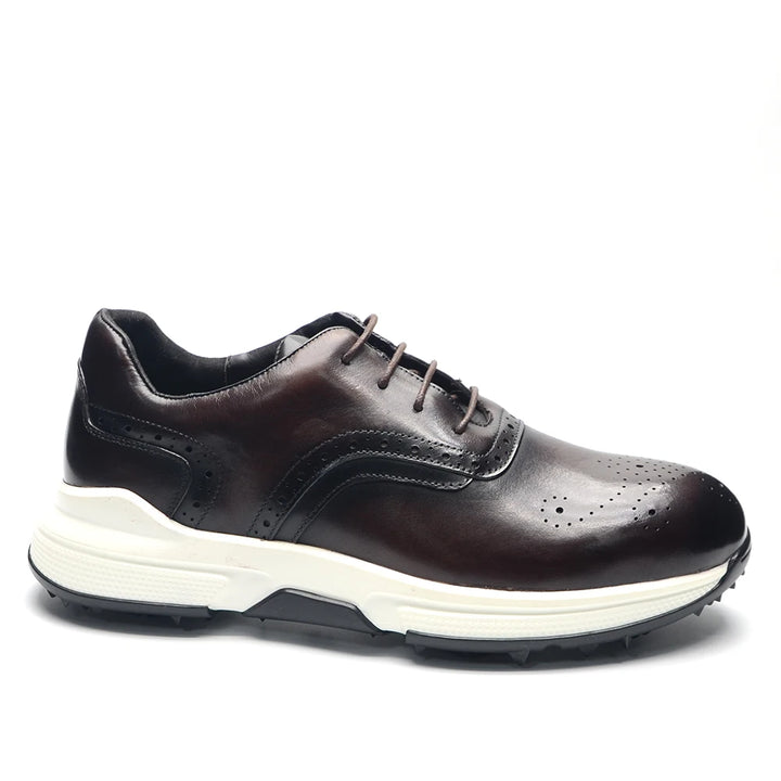 Brogato Spiked Leather Shoes