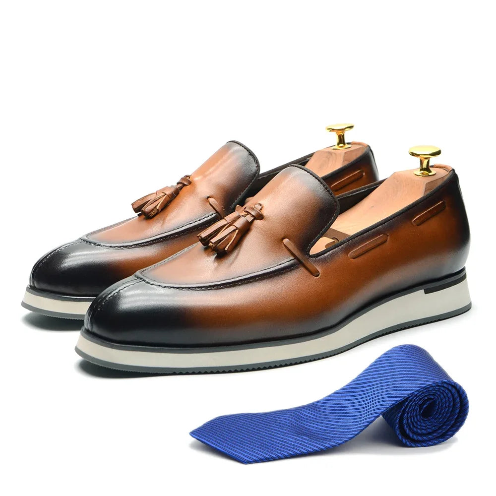 Tassetto Tassel Deck Loafers