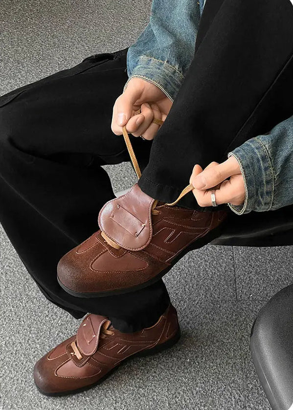 Flux Fold Leather Loafers