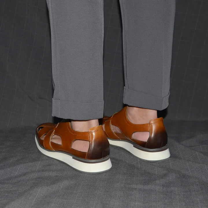 Marcello Fisherman Leather Sandals