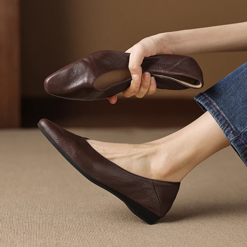 Layla Lowline Leather Flats