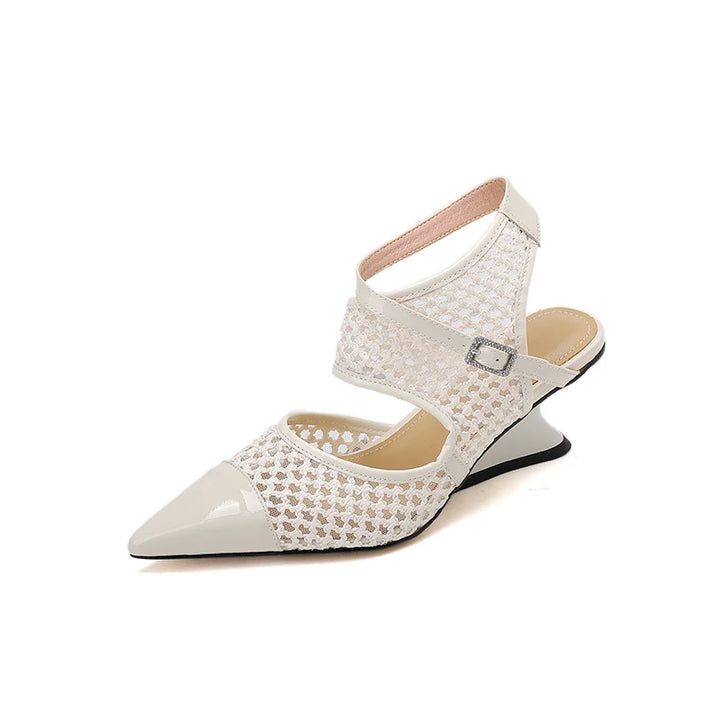Marquesa Leather Slingbacks