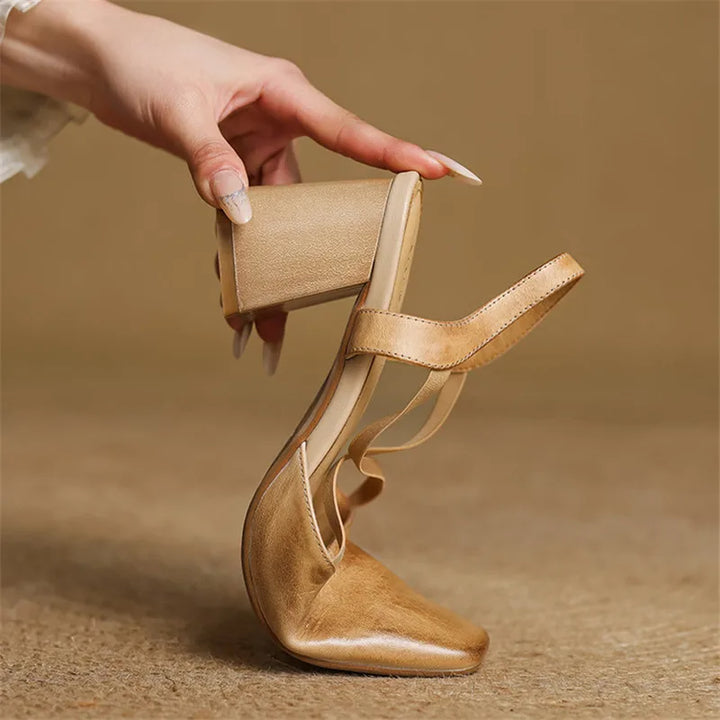 Lirena Leather Heels