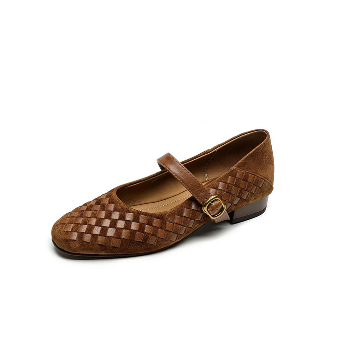 Florentina Woven Leather Pumps