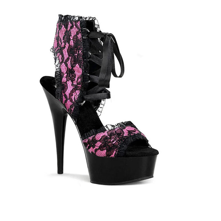 Notturna Lace Platform Stilettos