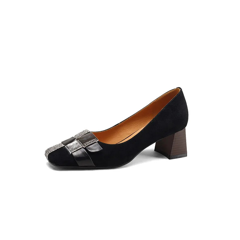 Cintura Suede Pumps